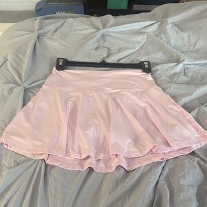Light Pink Flared Mini Skirt - Unbranded